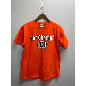 Champ Bailey Denver Broncos Shirt Got Champ? Orange Football Tee Medium 2004